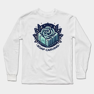 Soap Carving Flower Colorful Long Sleeve T-Shirt